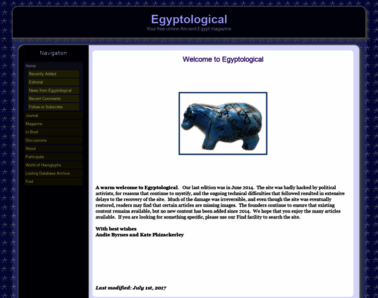 Egyptological.com thumbnail