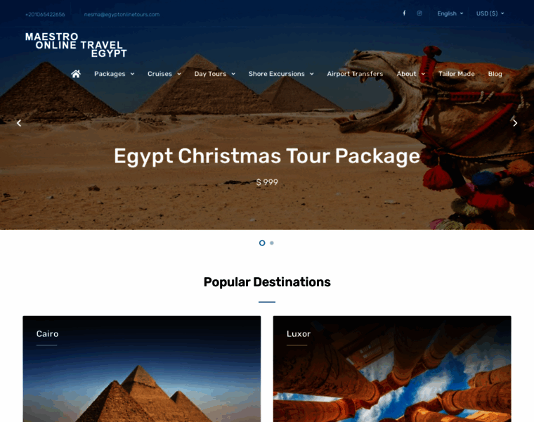 Egyptonlinetours.com thumbnail