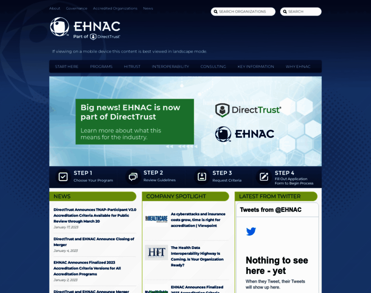 Ehnac.org thumbnail