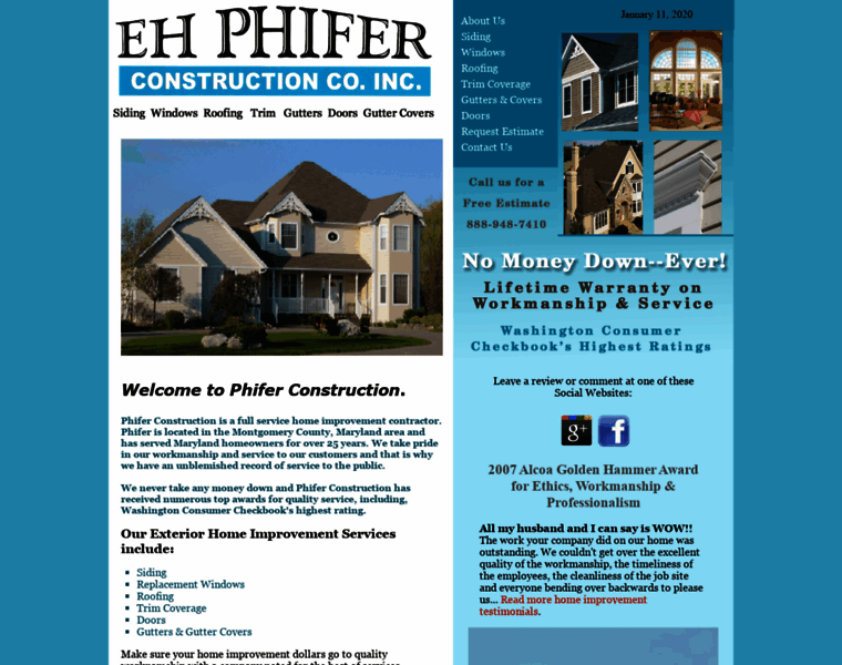 Ehphifer.com thumbnail