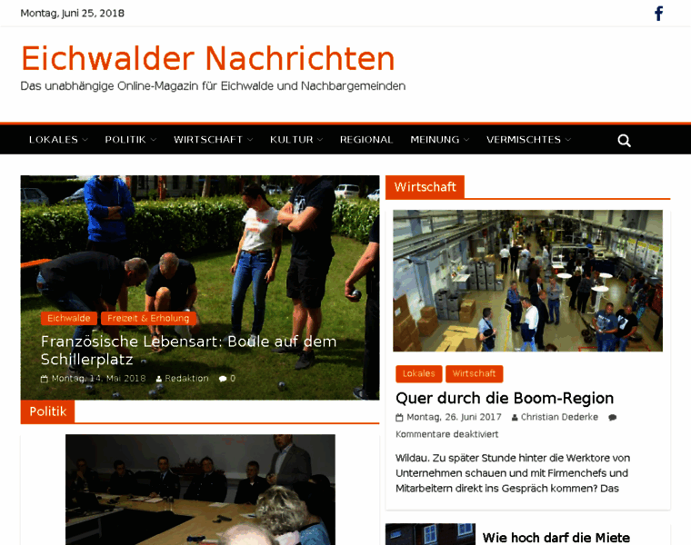 Eichwalder-nachrichten.de thumbnail