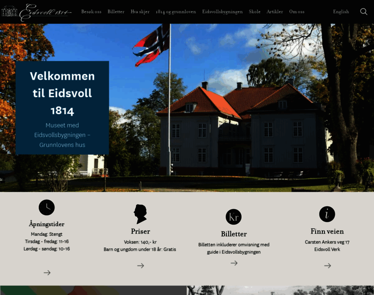 Eidsvoll1814.no thumbnail