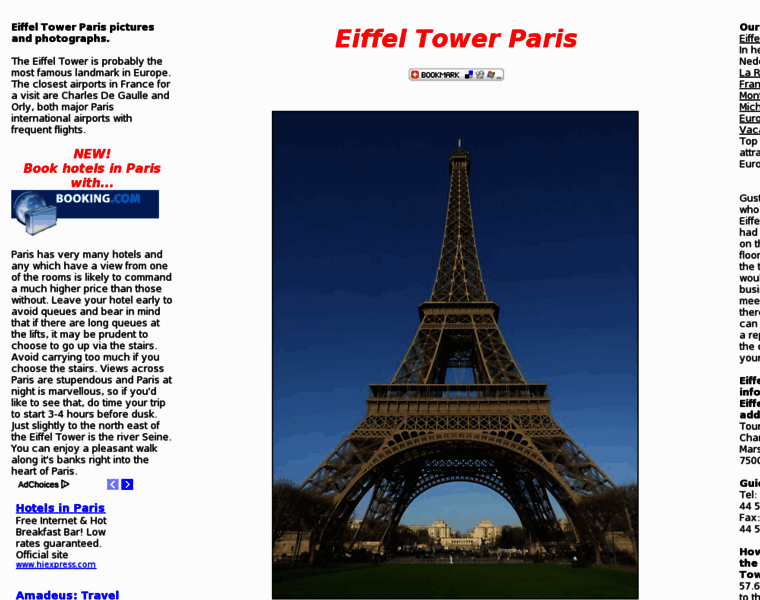 Eiffeltowerparis.net thumbnail