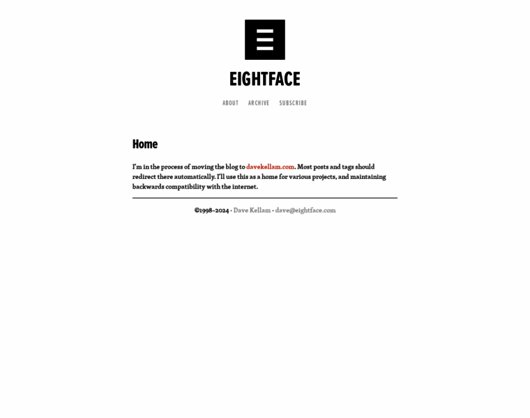 Eightface.com thumbnail