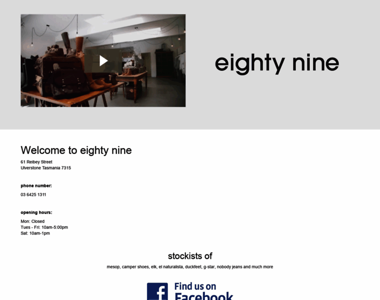Eightynine.net.au thumbnail