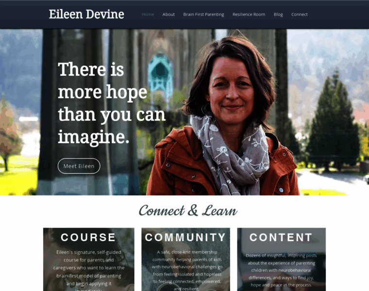 Eileendevine.com thumbnail