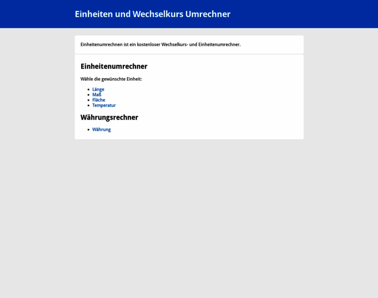 Einheitenumrechnen.net thumbnail