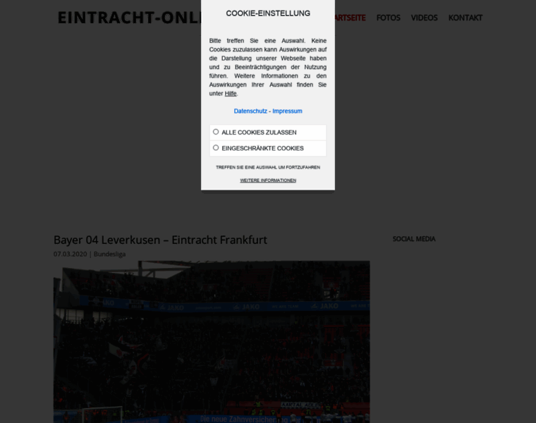 Eintracht-online.net thumbnail