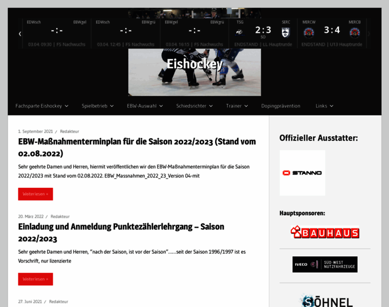 Eishockey-ebw.de thumbnail