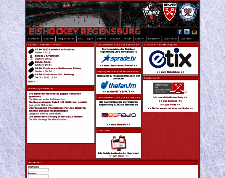 Eishockey-regensburg.de thumbnail