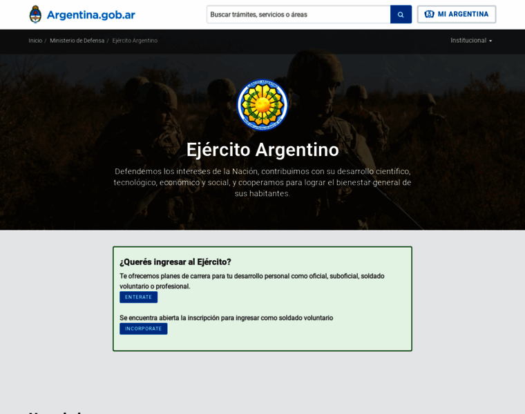 Ejercito.mil.ar thumbnail Ejercito.mil.ar thumbnail