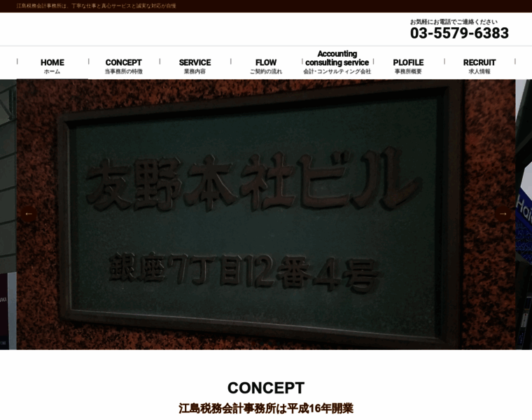 ejima-npr.com at WI. 銀座で税理士、会計、経営のことなら江島税務会計事務所