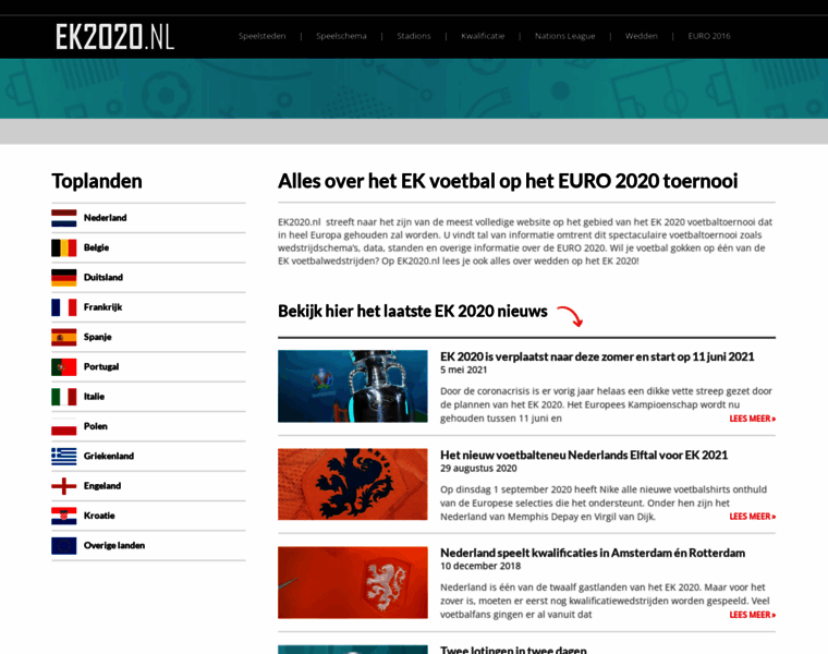 Ek2020.nl thumbnail