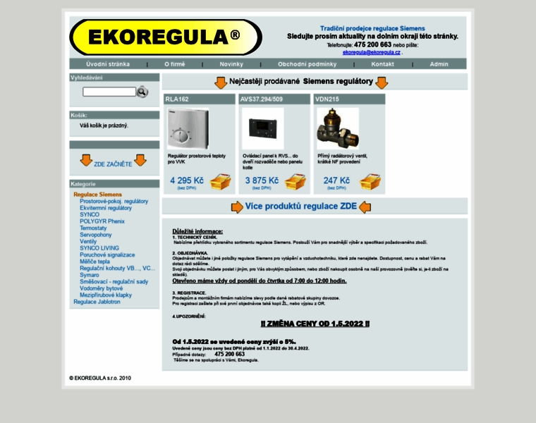 Ekoregula-obchod.cz thumbnail