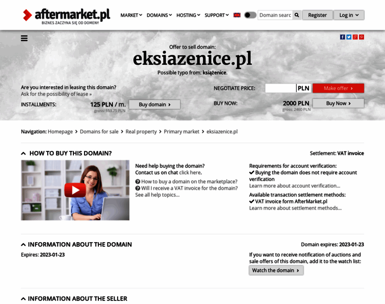 Eksiazenice.pl thumbnail
