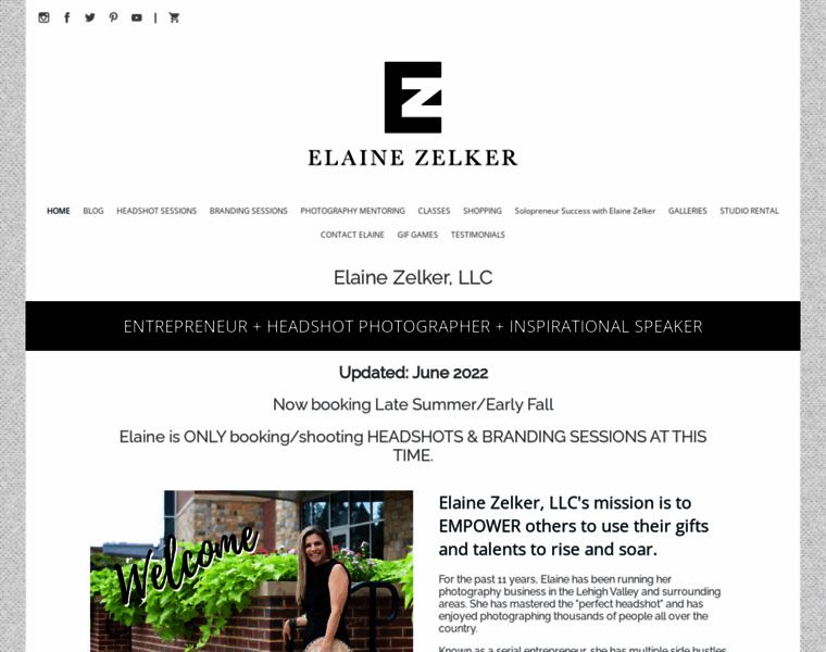 Elainezelker.com thumbnail
