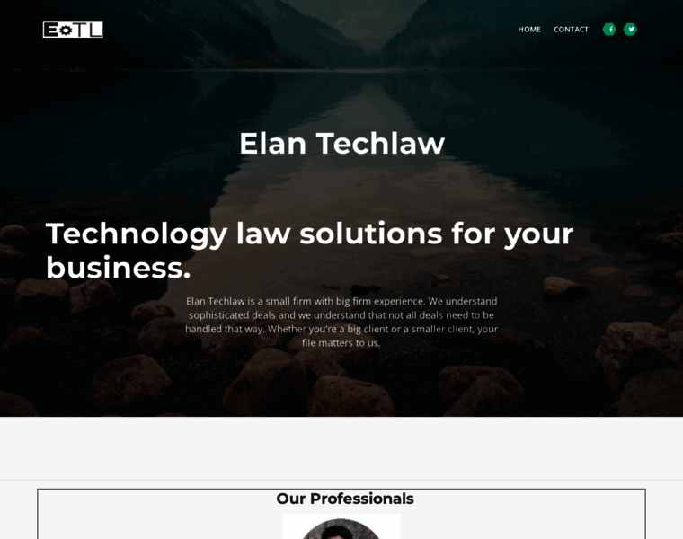 Elan-techlaw.com thumbnail