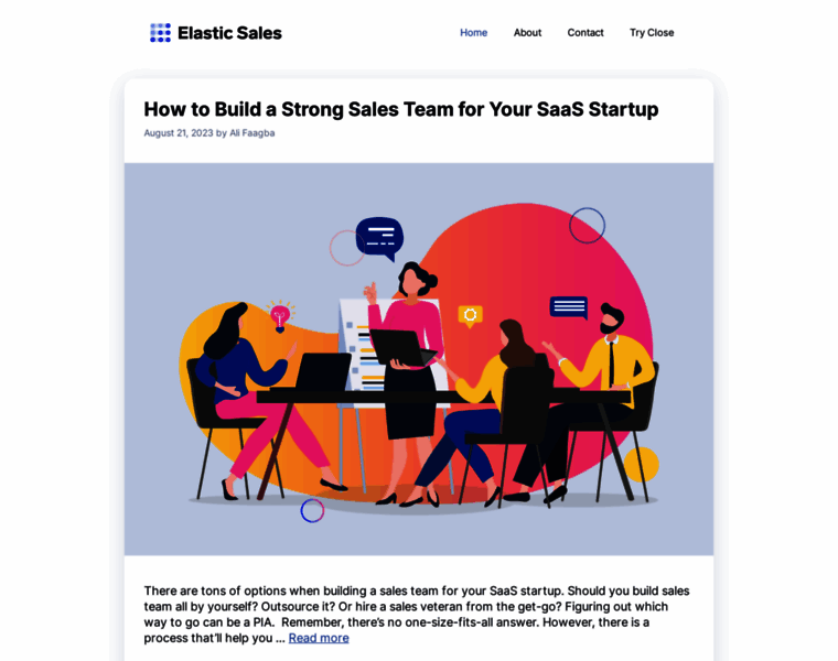Elasticsales.com thumbnail Elasticsales.com thumbnail