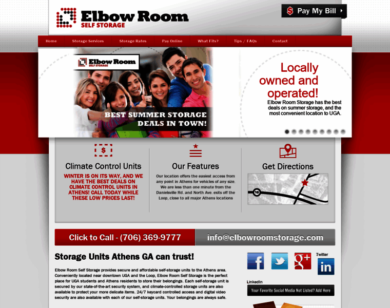 Elbowroomstorage.com thumbnail