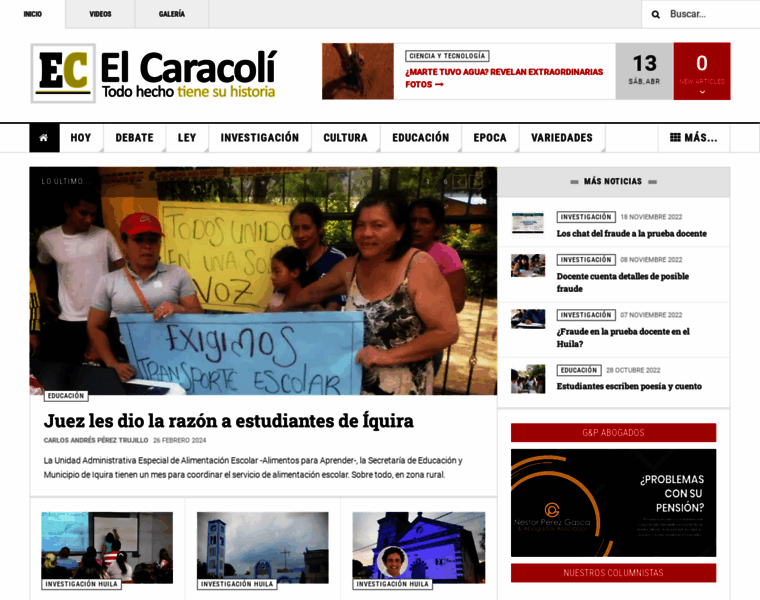 Elcaracoli.com thumbnail