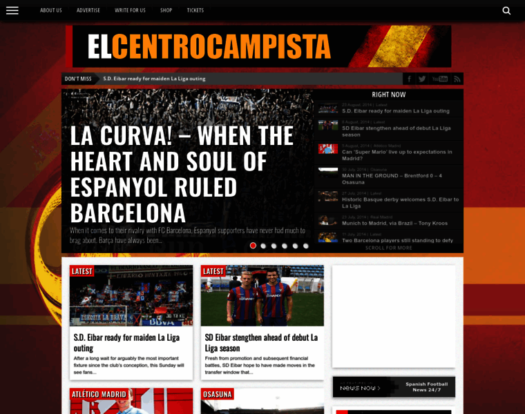 Elcentrocampista.com thumbnail