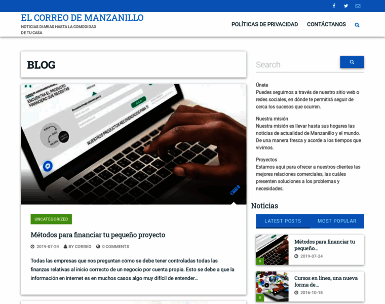 Elcorreodemanzanillo.com.mx thumbnail