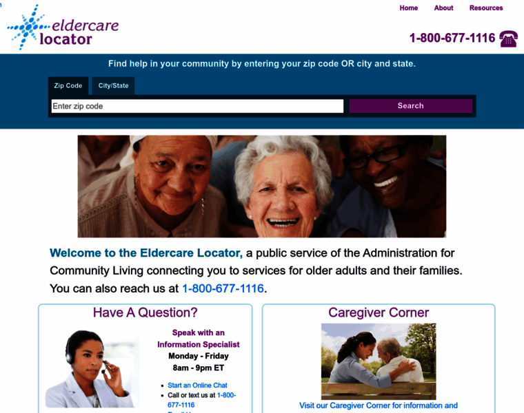 Eldercare.acl.gov thumbnail