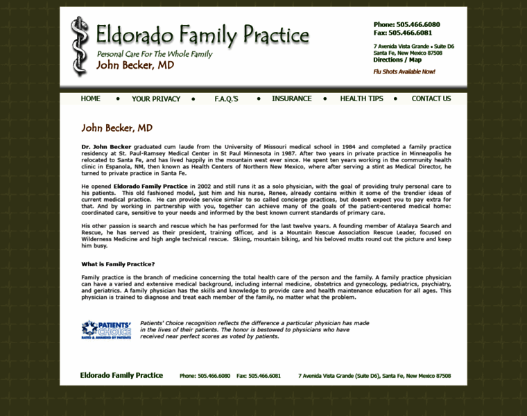Eldoradofamilypractice.com thumbnail