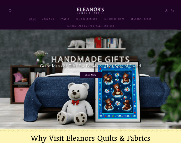 Eleanorsquiltsandfabrics.com thumbnail