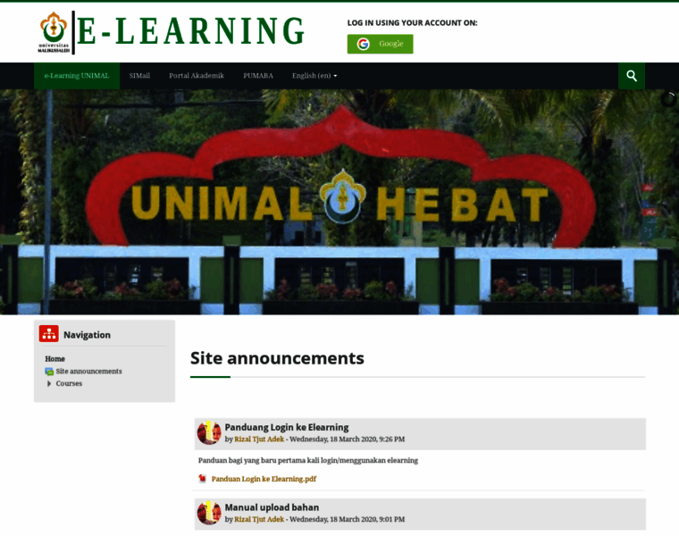 Elearning.unimal.ac.id thumbnail