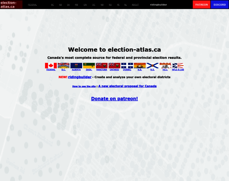 Election-atlas.ca thumbnail