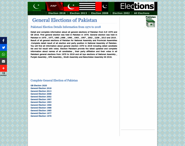 Electionpakistani.com thumbnail