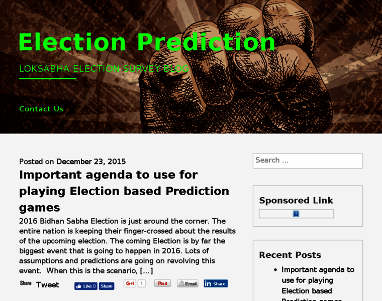 Electionprediction.in thumbnail