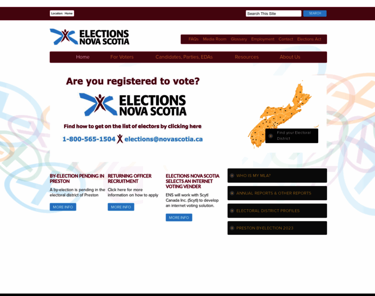 Electionsnovascotia.ca thumbnail