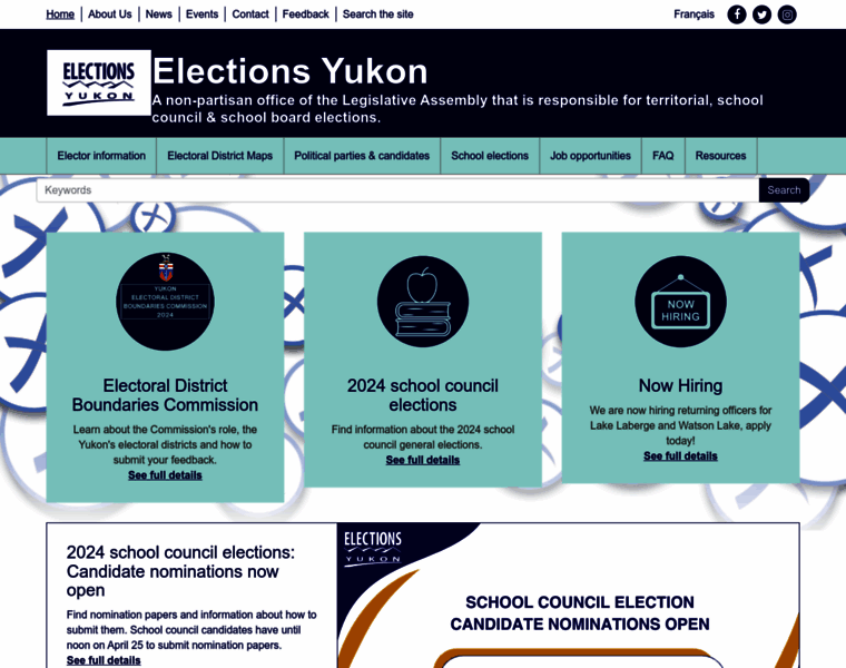 Electionsyukon.ca thumbnail