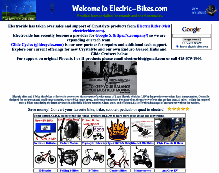 Electric-bikes.com thumbnail
