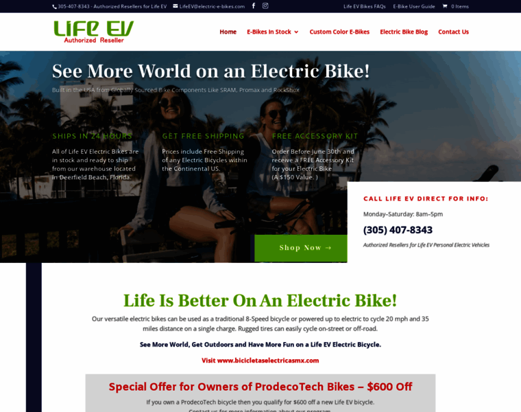 Electric-e-bikes.com thumbnail
