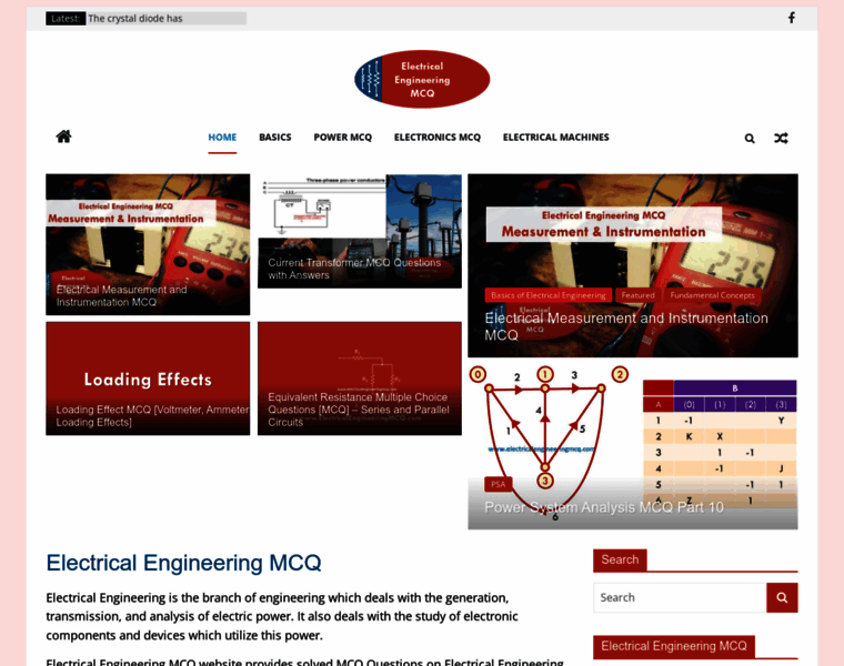 Electricalengineeringmcq.com thumbnail