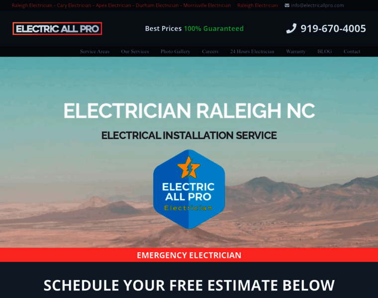 Electricallpro.com thumbnail