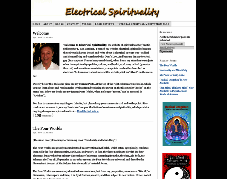 Electricalspirituality.com thumbnail