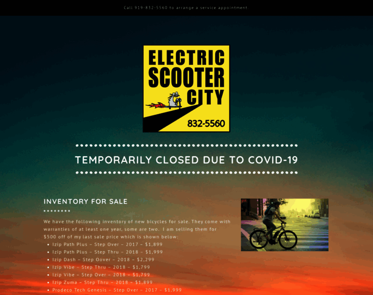 Electricbicyclecity.com thumbnail