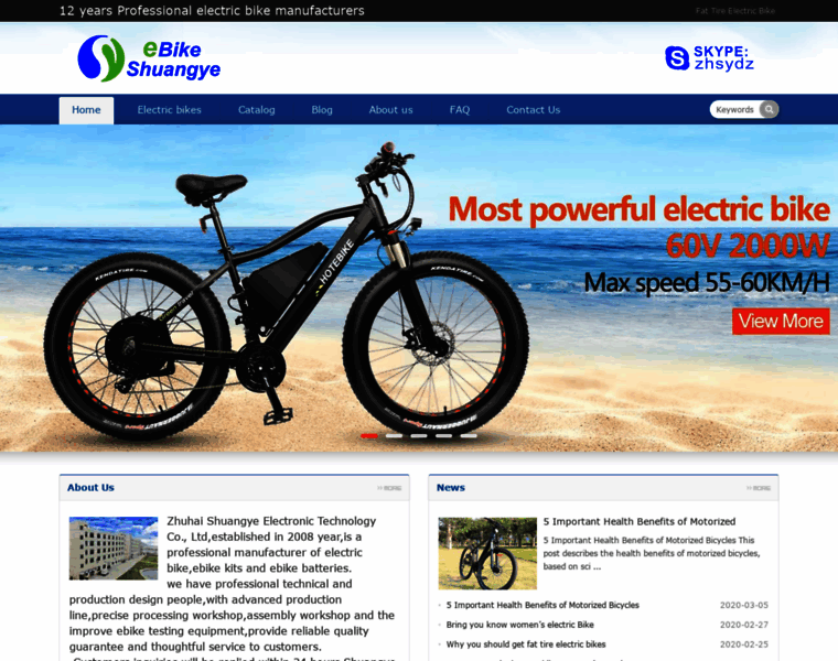 Electricbicyclefactory.com thumbnail
