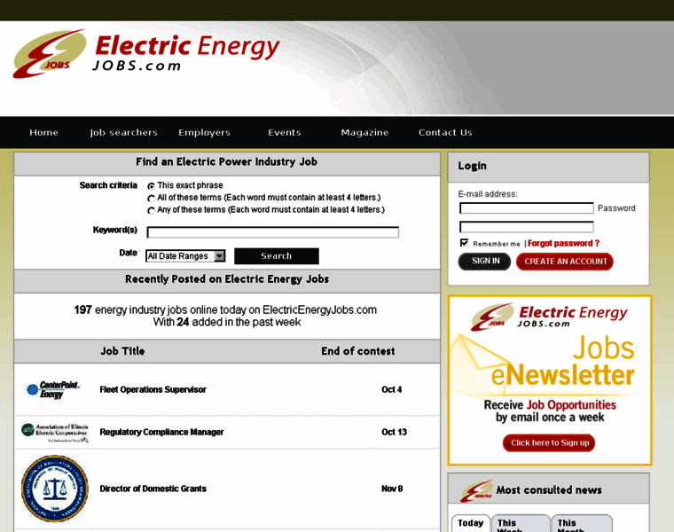 Electricenergyjobs.com thumbnail