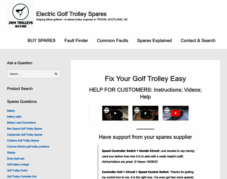 Electricgolftrolley.net thumbnail
