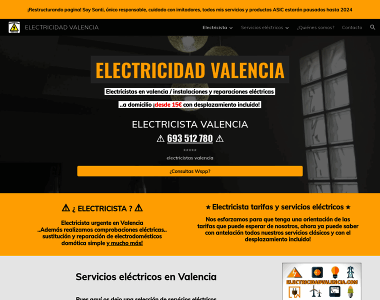 Electricidadvalencia.com thumbnail