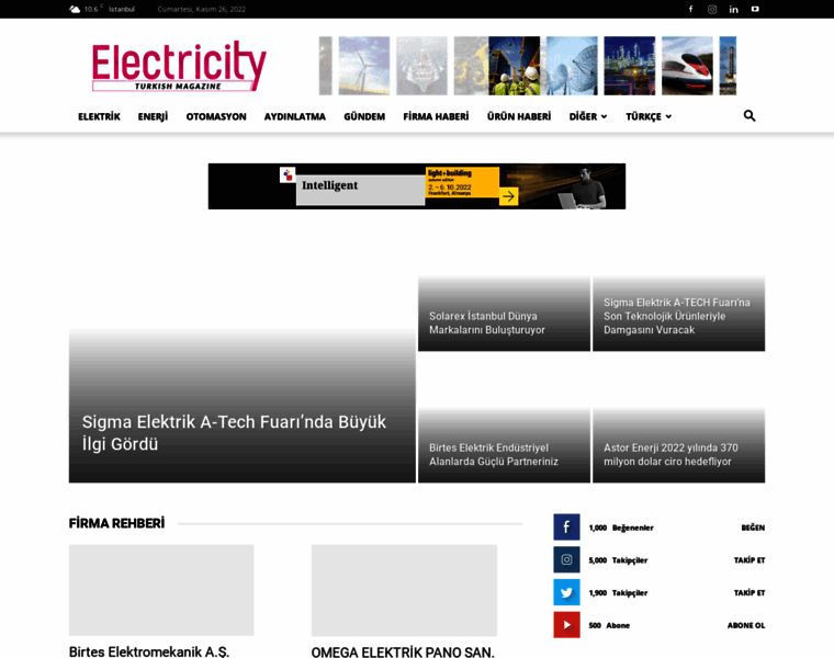 Electricityturkey.com thumbnail