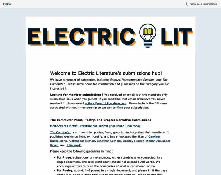 Electricliterature.submittable.com thumbnail