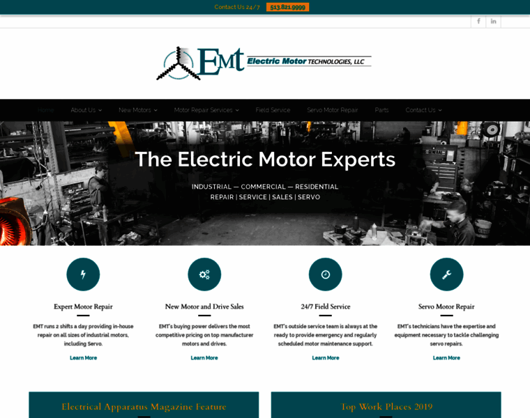 Electricmotortech.com thumbnail