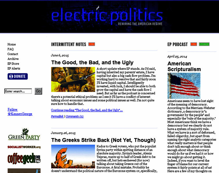 Electricpolitics.com thumbnail
