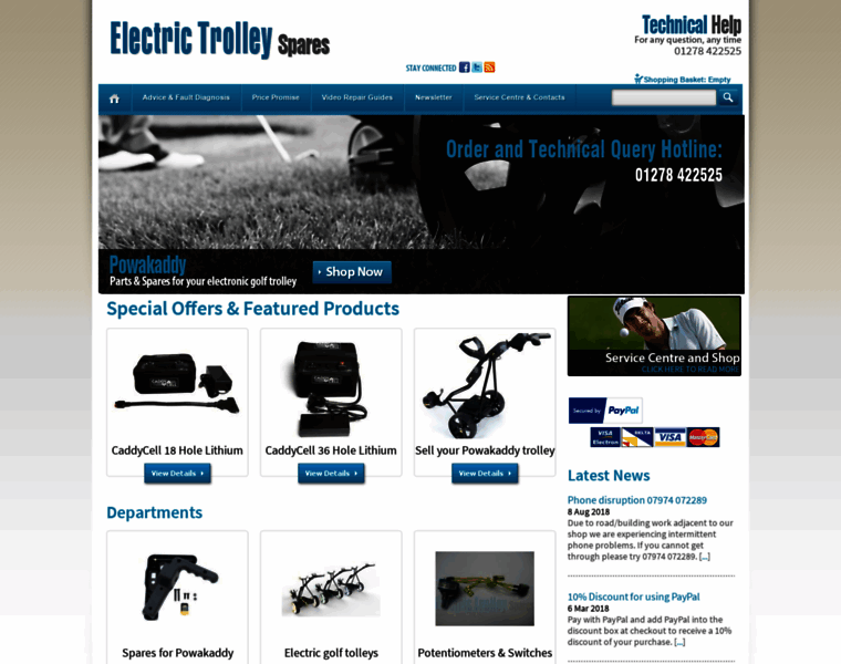 Electrictrolleyspares.co.uk thumbnail